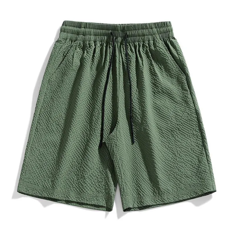 Men's Casual Quick-drying Elastic Waist Loose Shorts 03929956M sold by Manly