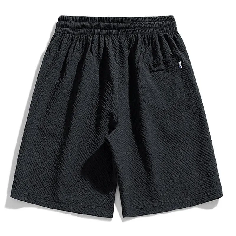 Men's Casual Quick-drying Elastic Waist Loose Shorts 03929956M sold by Manly product image thumbnail 4