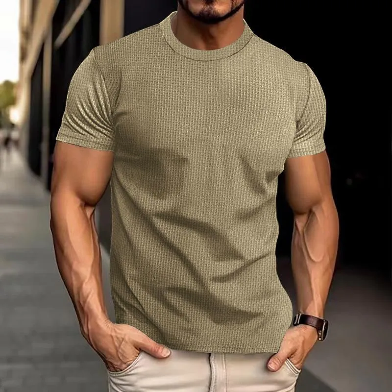 Men's Casual Sports Street Round Neck T-shirt 68519581TO sold by Manly product image thumbnail 5