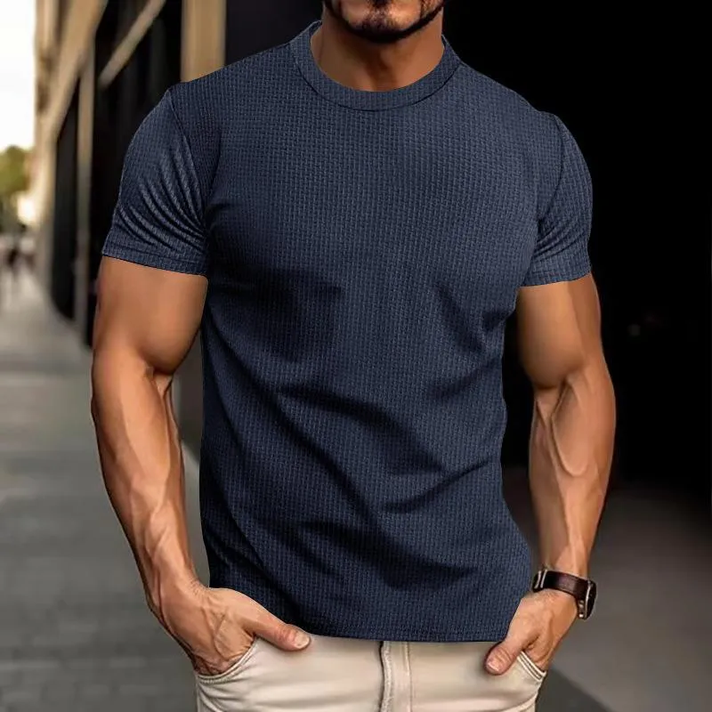Men's Casual Sports Street Round Neck T-shirt 68519581TO sold by Manly product image thumbnail 3