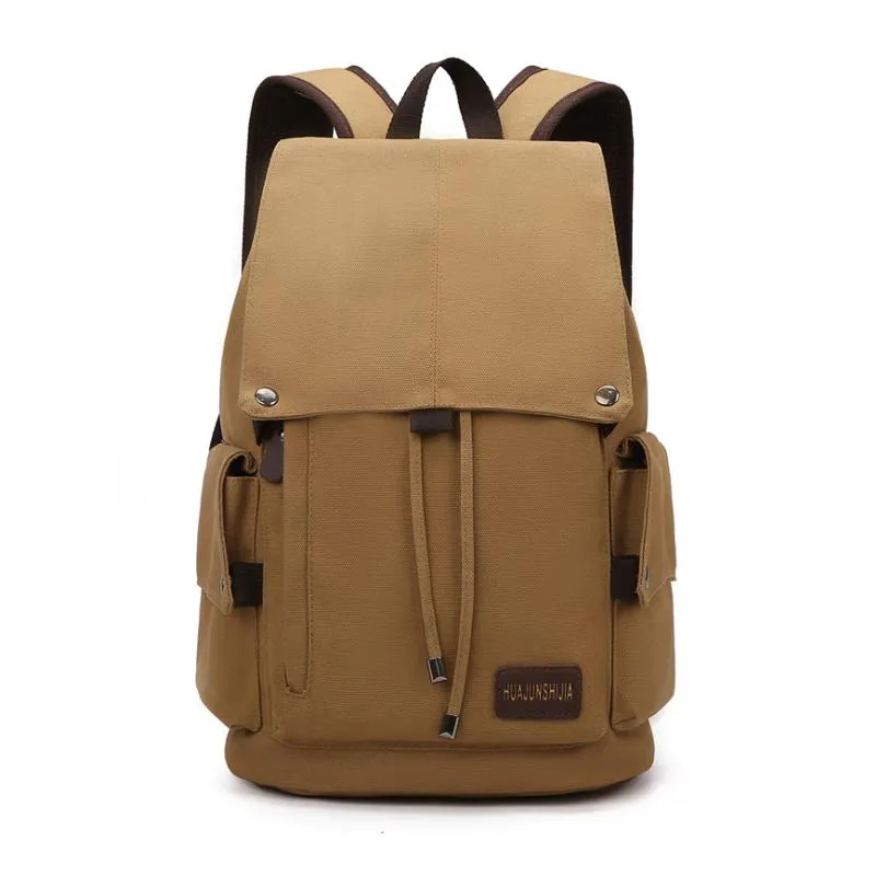 Men's Retro Large Capacity Multifunctional Backpack 61615407M sold by Manly
