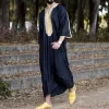 Men's Ethnic Embroidery Long Shirt Muslim Robe 78136697M sold by Manly