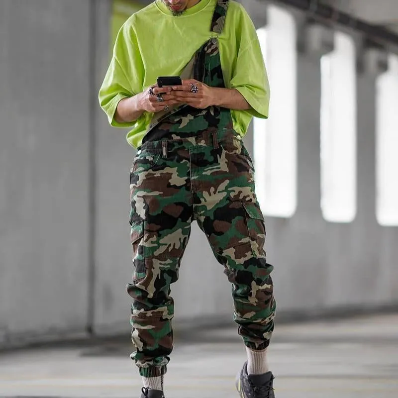 Men Casual Camouflage Cargo Overalls 08953034Y sold by Manly product image thumbnail 3