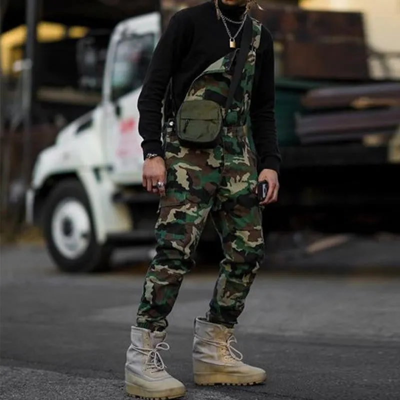 Men Casual Camouflage Cargo Overalls 08953034Y sold by Manly product image thumbnail 4