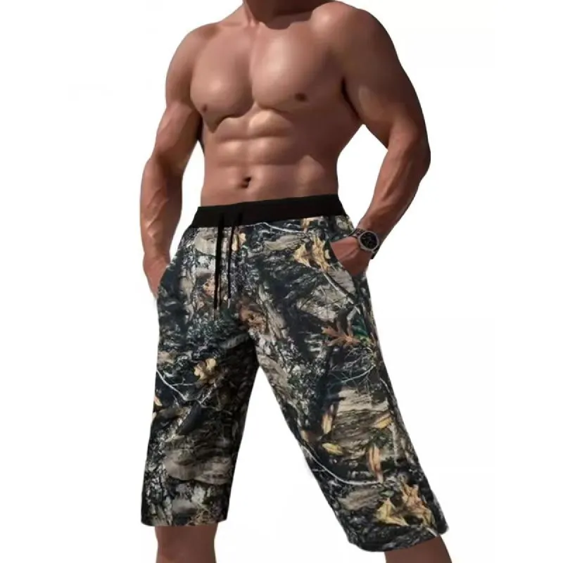 Men's Printed Camouflage Stretch Athletic Shorts 09929717X sold by Manly
