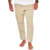 Men's Solid Color Cotton Linen Casual Trousers 48116823Y sold by Manly