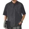 Men's Solid Loose Lapel Short Sleeve Casual Polo Shirt 54549536Z sold by Manly