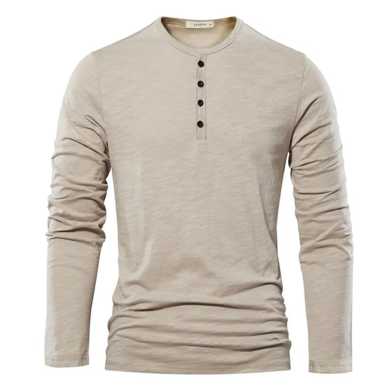 Men's Bamboo Cotton Bottoming Long-sleeved T-shirt 82017347X sold by Manly
