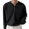 Men's Solid Color Waffle V-Neck T-Shirt 43192190X sold by Manly