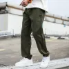 Men's Solid Color Workwear Casual Trousers 49998346TO sold by Manly