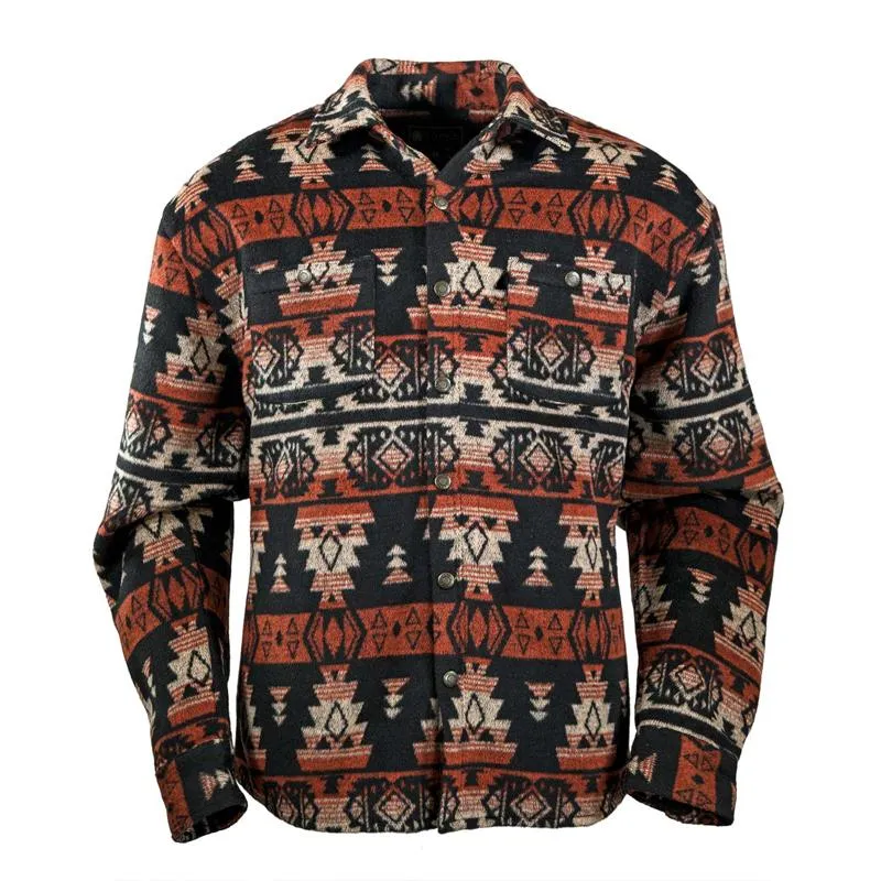 Men's Western Style Print Lapel Single Breasted Jacket 33381093Z sold by Manly product image thumbnail 4