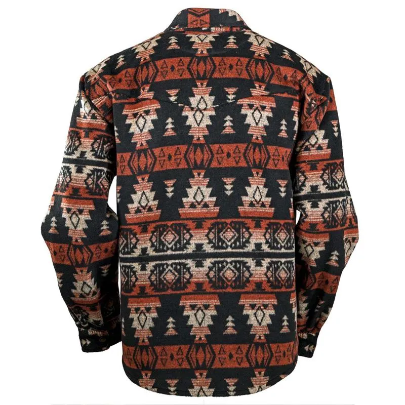 Men's Western Style Print Lapel Single Breasted Jacket 33381093Z sold by Manly product image thumbnail 5