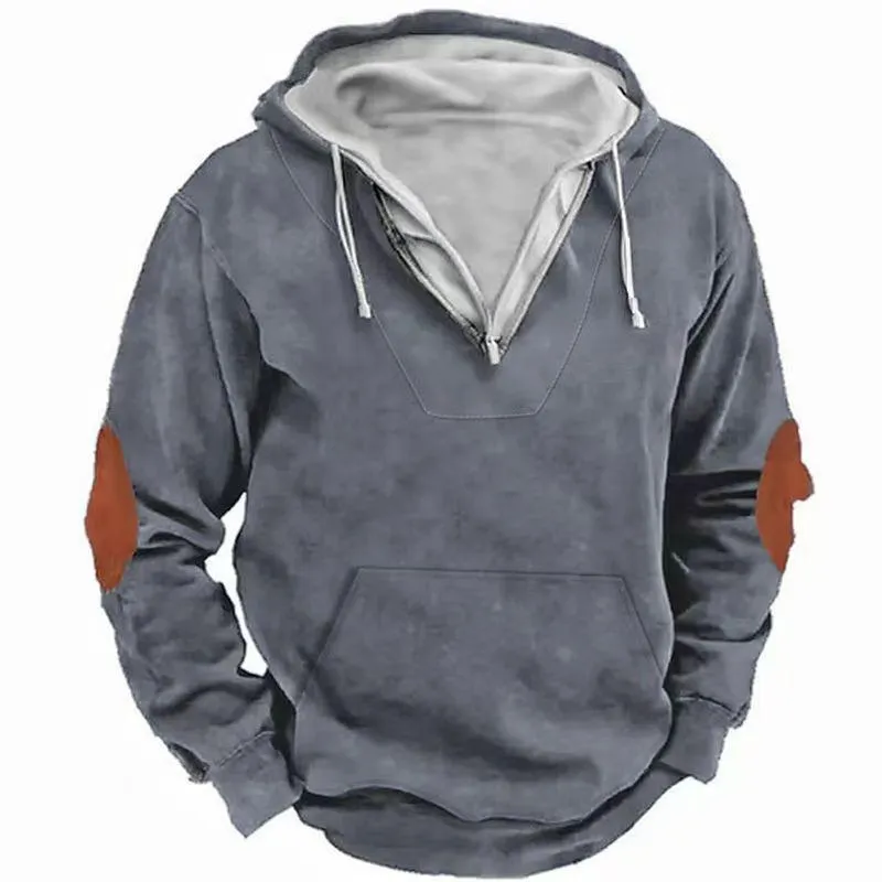 Men's Hooded Printed Casual Pullover Sweatshirt 91687915X sold by Manly product image thumbnail 3