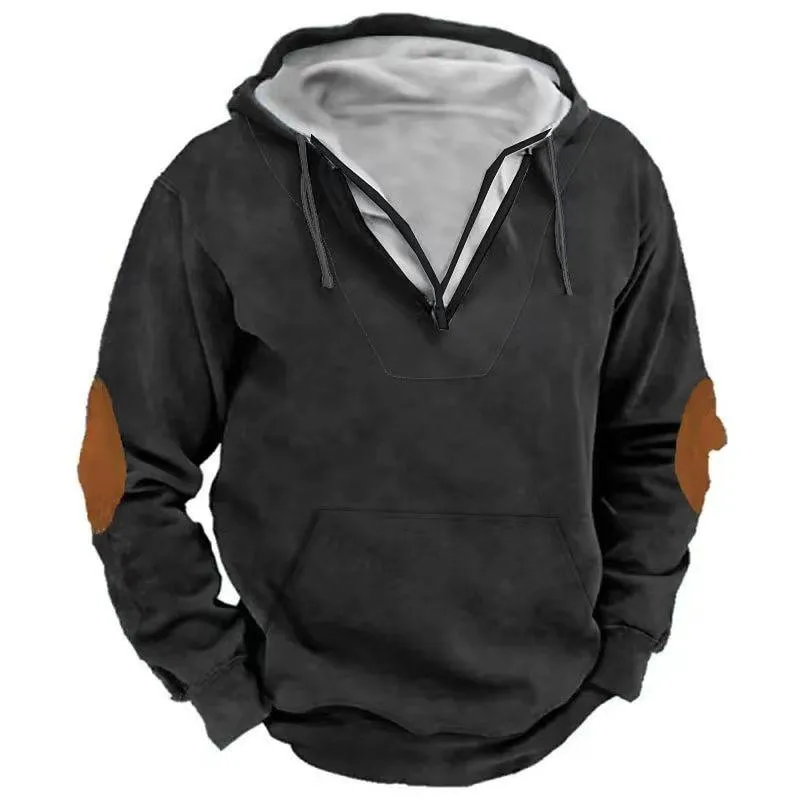 Men's Hooded Printed Casual Pullover Sweatshirt 91687915X sold by Manly product image thumbnail 4