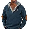 Men's Hooded Printed Casual Pullover Sweatshirt 91687915X sold by Manly