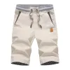 Men's Casual Cotton Linen Straight Slim Elastic Waist Shorts 39500946M sold by Manly
