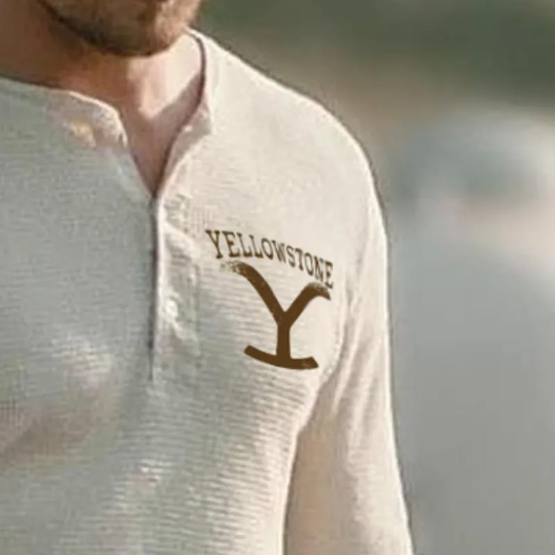 Men's Casual Vintage Western Long Sleeve T-Shirt 24722703TO sold by Manly product image thumbnail 3