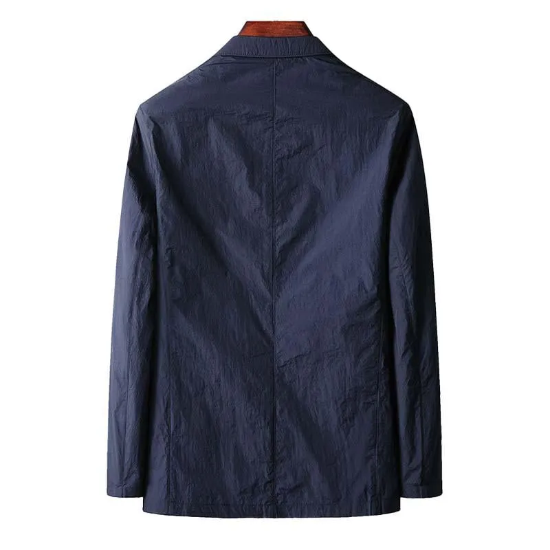 Men's Casual Thin Lapel Single Breasted Blazer 59719220M sold by Manly product image thumbnail 3