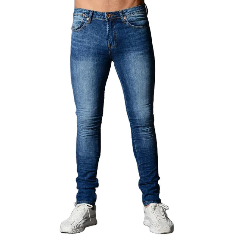 Men's Skinny Solid Denim Pencil Pants 31582315X sold by Manly