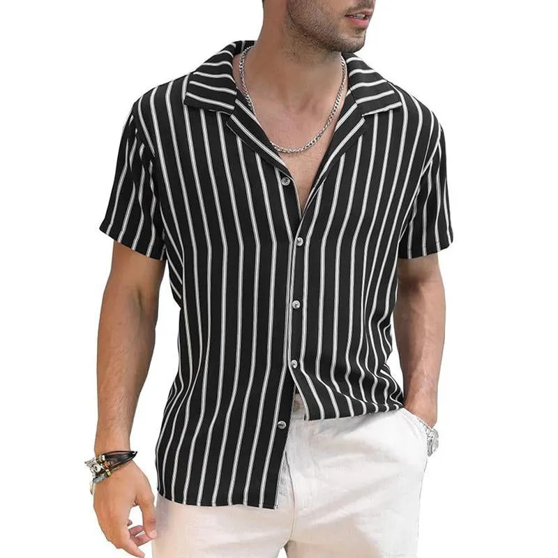 Men's Summer Beach Casual Striped Shirt 58786178X sold by Manly product image thumbnail 2