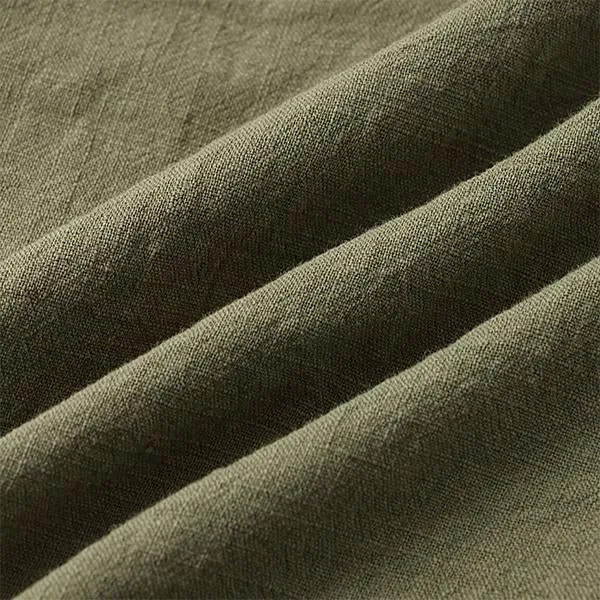 Men's Casual Thin Cotton Linen Short Sleeve Shirt 56599850M sold by Manly product image thumbnail 4