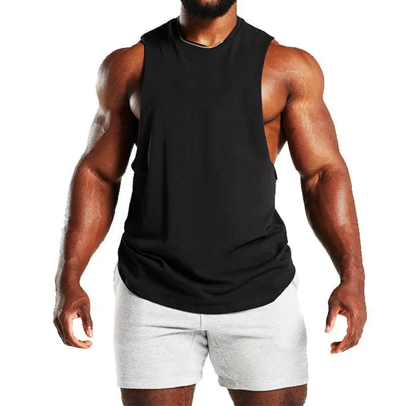 Men's Solid Loose Sleeveless Sports Fitness Tank Top 56829960Z sold by Manly product image thumbnail 5