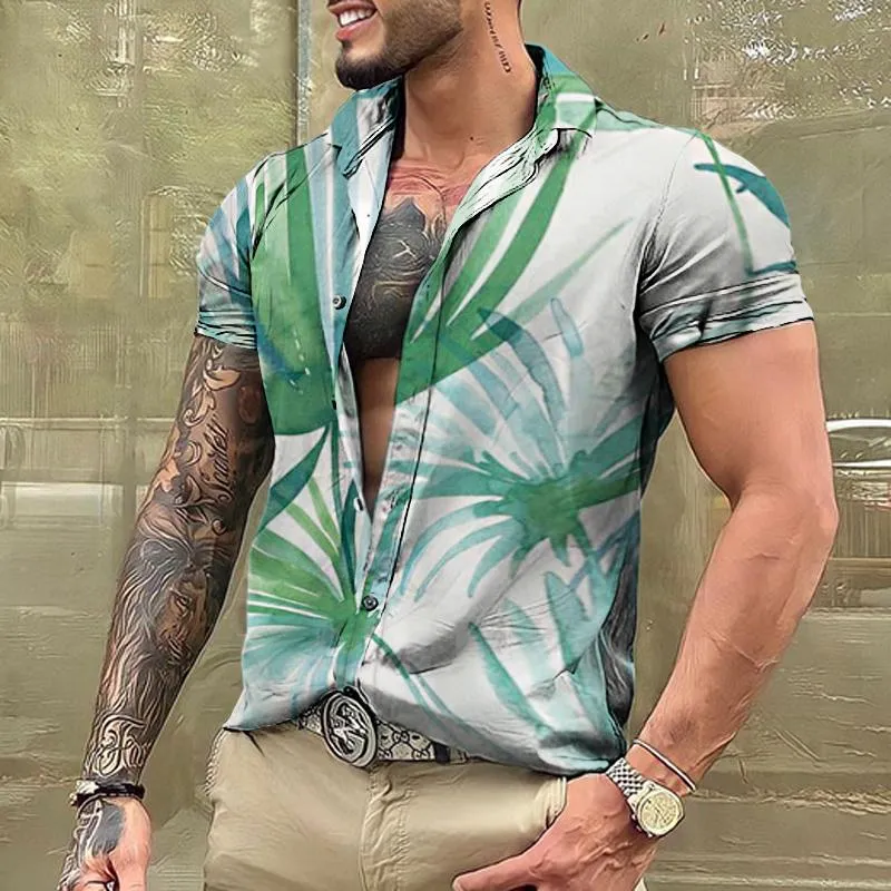 Men's Vintage Hawaiian Lapel Short Sleeve Shirt 20550196TO sold by Manly product image thumbnail 2