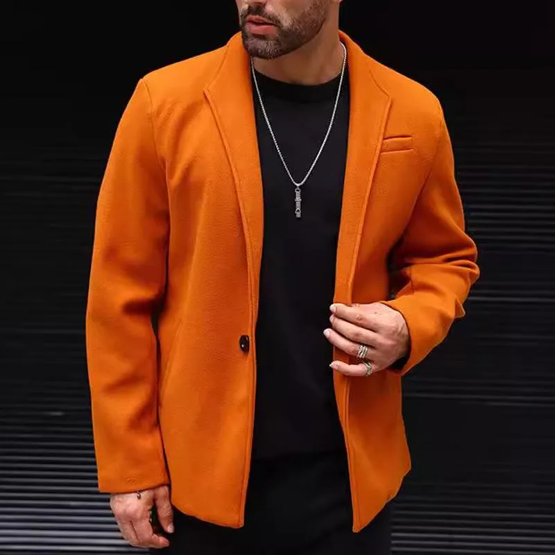 Men's Casual Solid Color Single Breasted Blazer 92850298X sold by Manly product image thumbnail 4