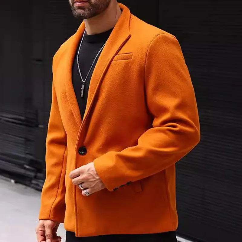 Men's Casual Solid Color Single Breasted Blazer 92850298X sold by Manly product image thumbnail 3