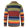 Men's Colorblock Lapel Sweater Jacket 02918584X sold by Manly