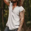 Men's Loose Casual Cotton Frayed Tank Top 37719127Z sold by Manly