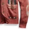 Men's Vintage Jacquard Lapel Single Breasted Long Sleeve Knit Cardigan 51482095M sold by Manly