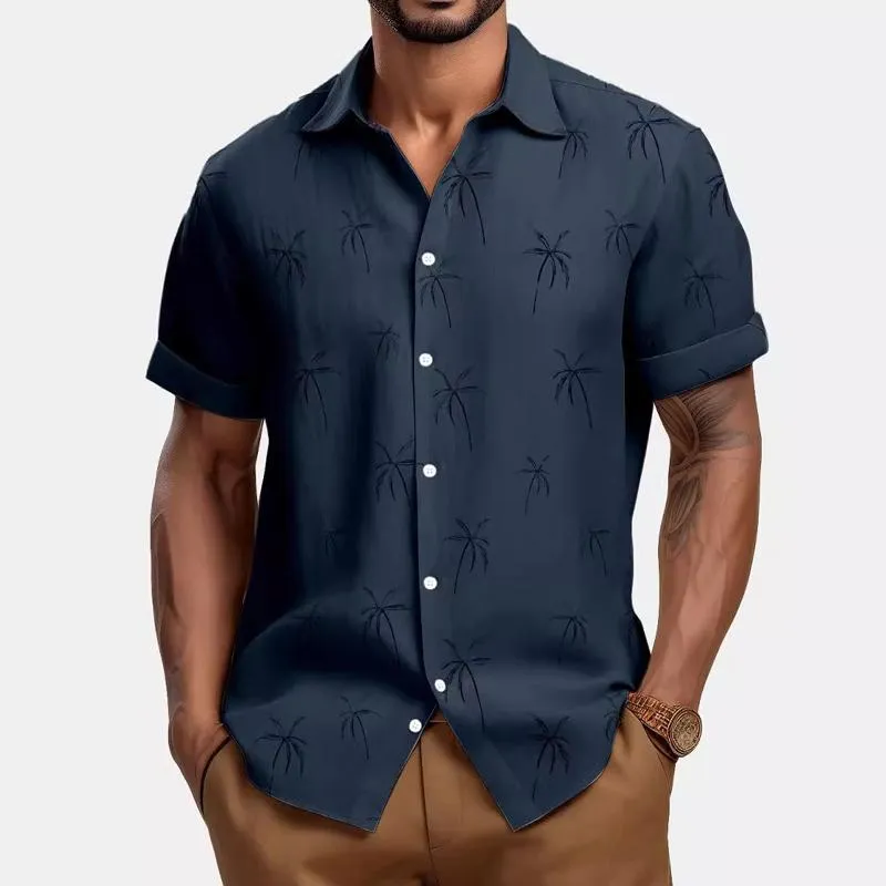 Men's Vintage Hawaiian Print Short Sleeve Shirt 86135137Y sold by Manly product image thumbnail 4
