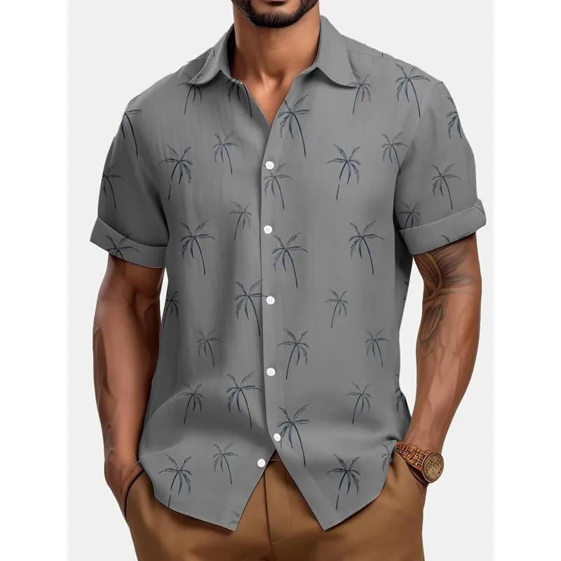 Men's Vintage Hawaiian Print Short Sleeve Shirt 86135137Y sold by Manly product image thumbnail 3