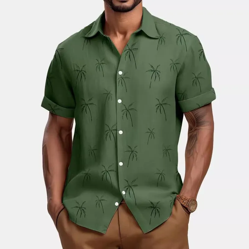 Men's Vintage Hawaiian Print Short Sleeve Shirt 86135137Y sold by Manly product image thumbnail 5