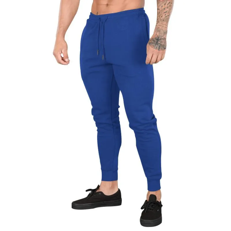 Men's Casual Solid Color Elastic Waist Sports Pants 44421140M sold by Manly