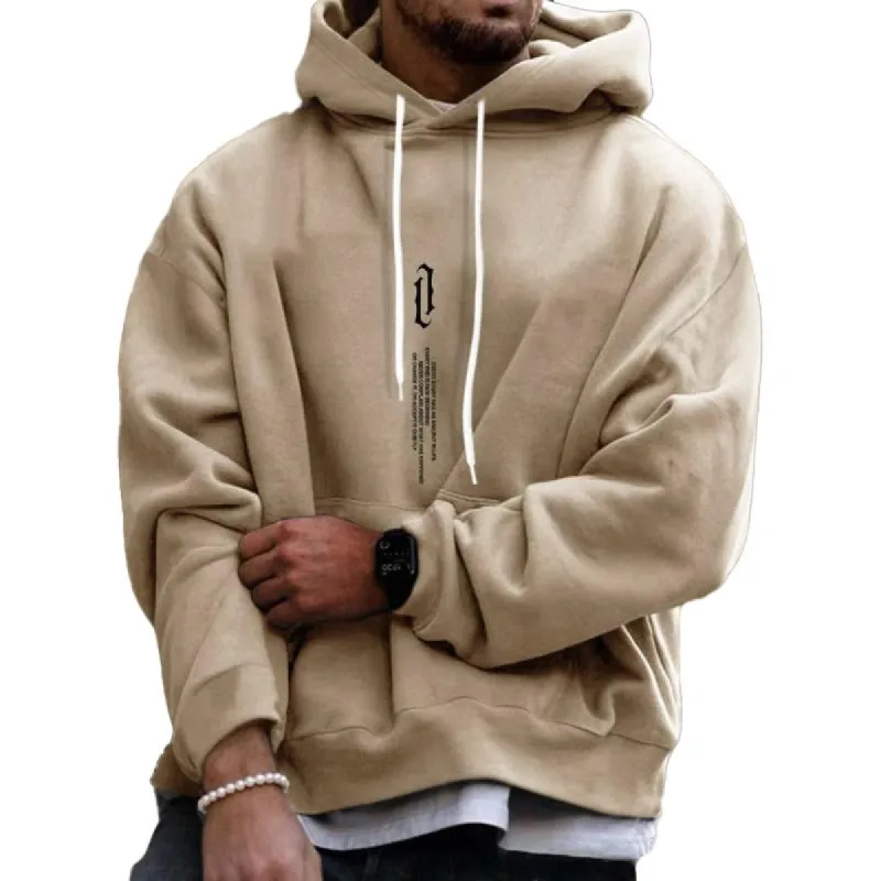 Men's Casual Letter Printed Hoodie 61313141Y sold by Manly
