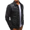 Men's Denim Ripped Lapel Jacket 53438128X sold by Manly