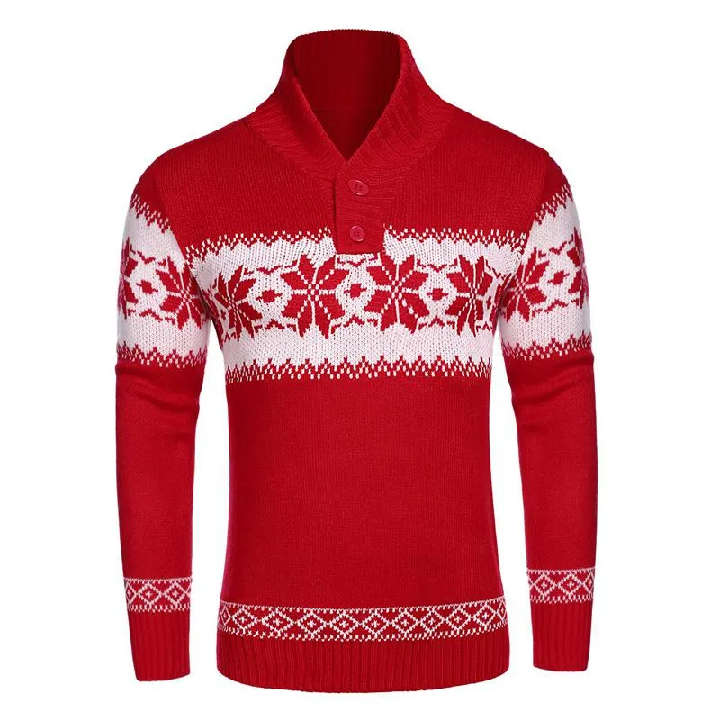 Men's Christmas Jacquard Long Sleeve Sweater 64890812X sold by Manly product image thumbnail 3