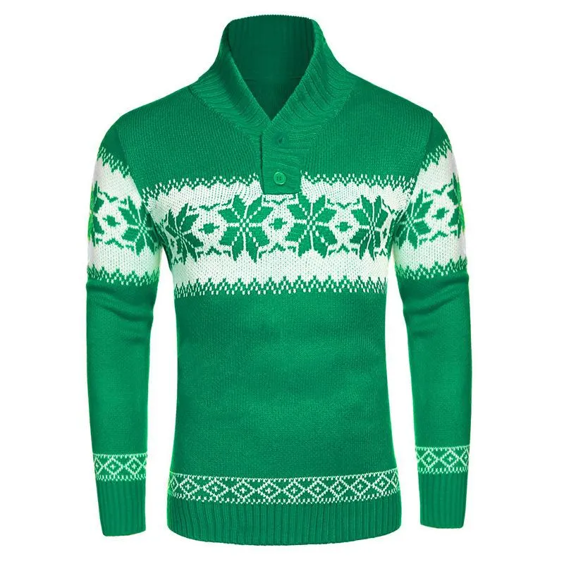 Men's Christmas Jacquard Long Sleeve Sweater 64890812X sold by Manly product image thumbnail 5