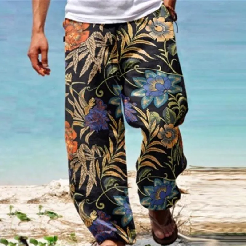 Men's Vintage Loose Printed Drawstring Pants 02559050Y sold by Manly product image thumbnail 5