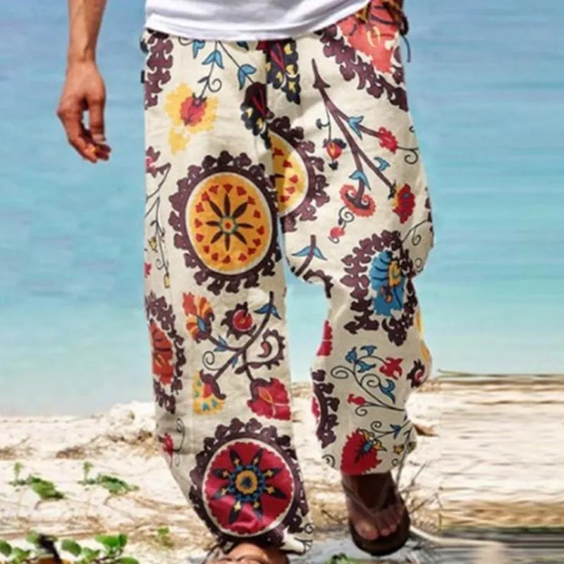 Men's Vintage Loose Printed Drawstring Pants 02559050Y sold by Manly product image thumbnail 2