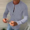 Men's Casual Round Neck Long Sleeved Shirt 88986472M sold by Manly