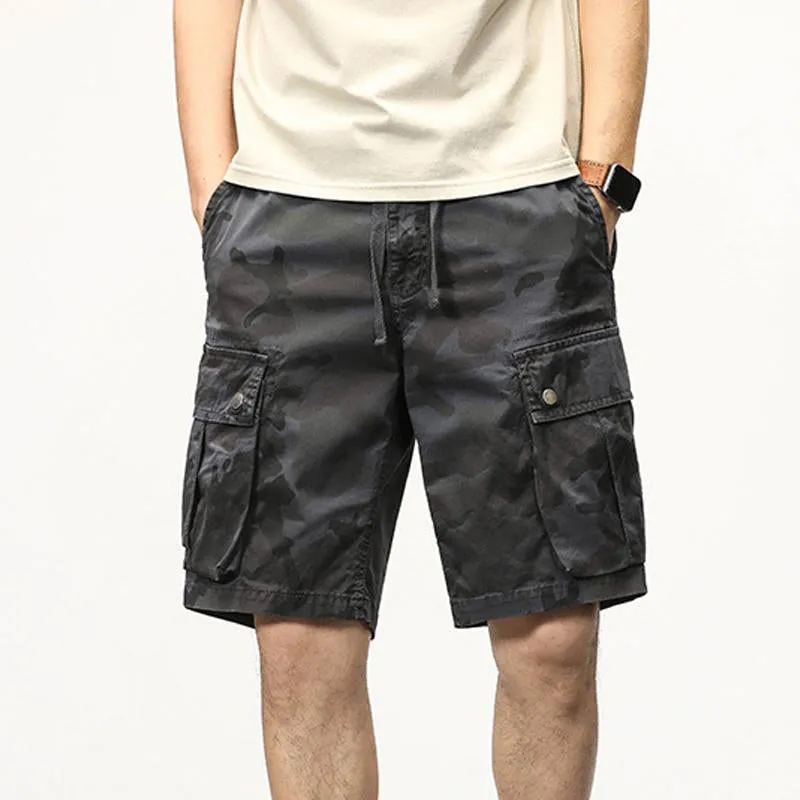 Men's Multi-Pocket Camo Cargo Shorts 22285777Y sold by Manly product image thumbnail 4
