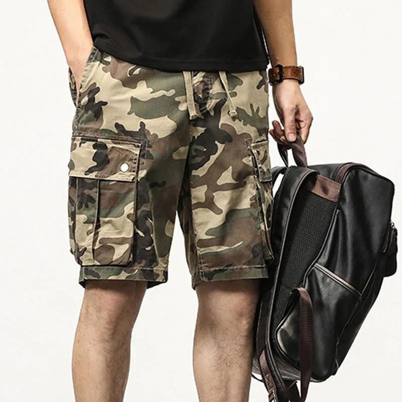 Men's Multi-Pocket Camo Cargo Shorts 22285777Y sold by Manly product image thumbnail 3
