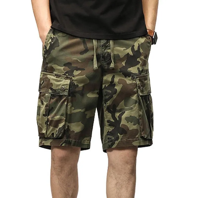 Men's Multi-Pocket Camo Cargo Shorts 22285777Y sold by Manly