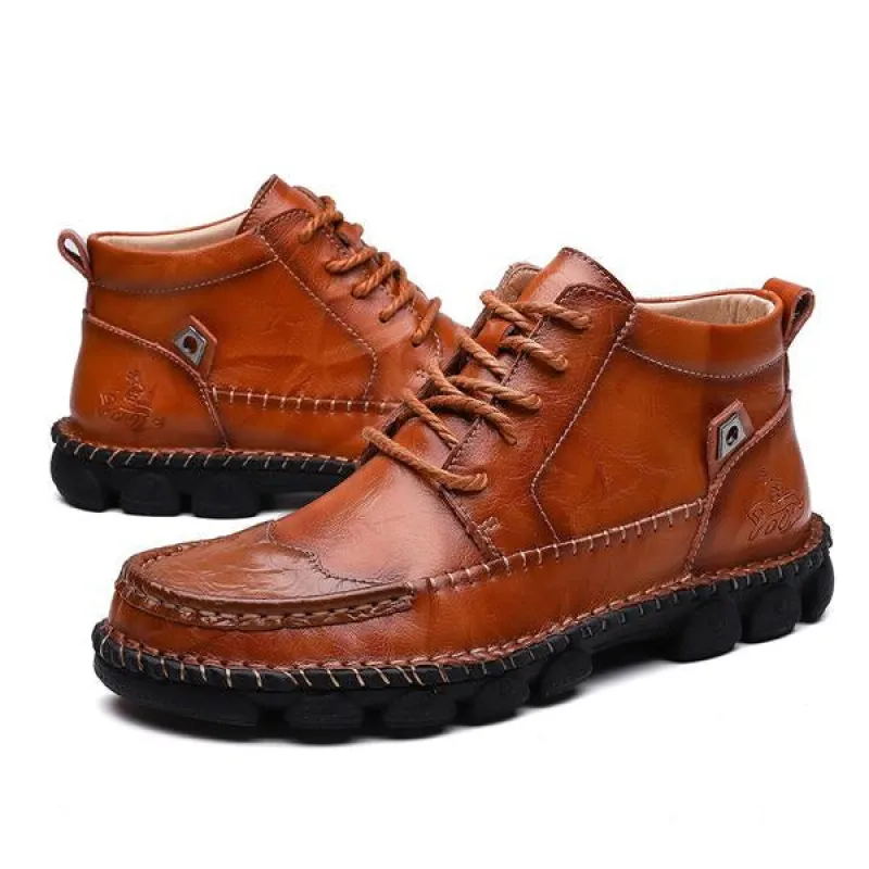 VINTAGE MEN'S LEATHER SHORT BOOTS 59095930X sold by Manly