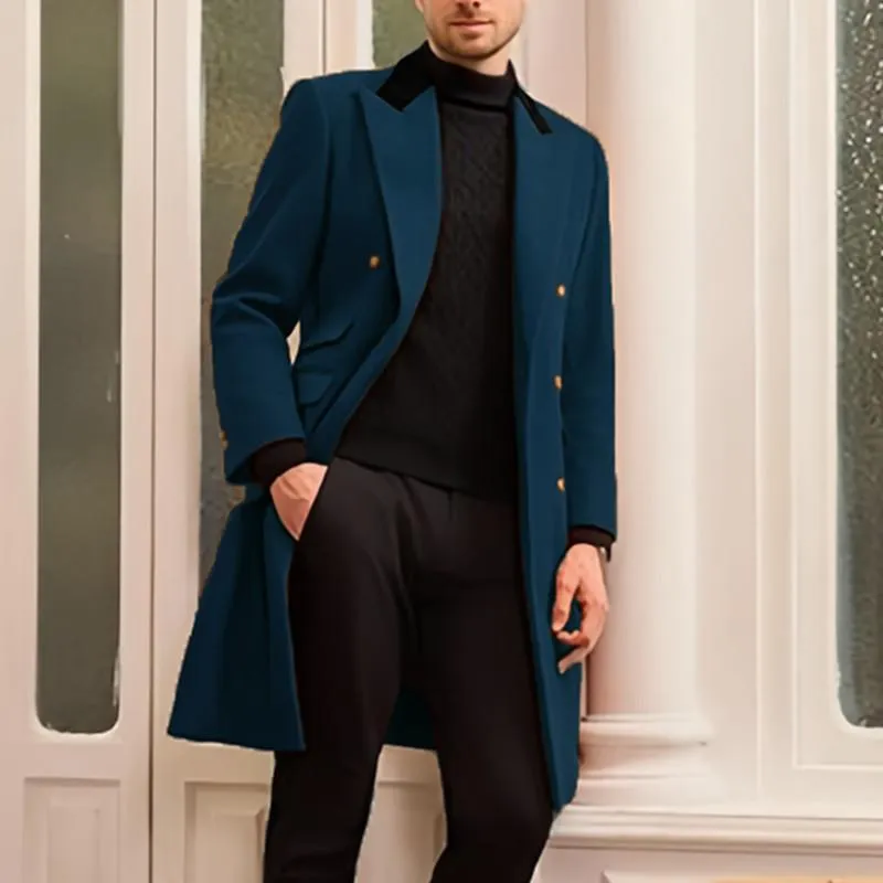 Men's Casual Colorblock Mid-length Coat 47309055X sold by Manly product image thumbnail 4