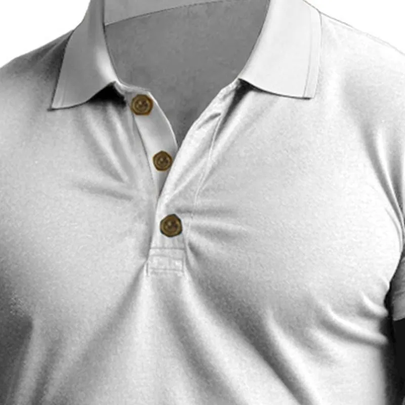 Men's Golf Solid Color Short Sleeve POLO Shirt 02744629X sold by Manly product image thumbnail 2