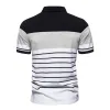 Men's Contrast Stripe POLO Shirt 65166437X sold by Manly